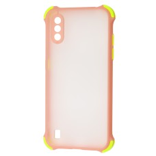 Чохол для Samsung Galaxy A01 (A015) LikGus Totu corner protection рожевий