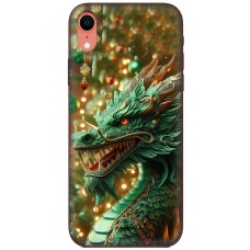 Чохол для iPhone Xr MixCase Новий рік green Dragon