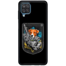 Чохол для Samsung Galaxy A12 / M12 MixCase патріотичні бойовий патрон