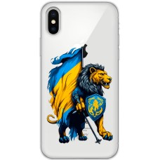 Чохол для iPhone X / Xs MixCase патріотичні Український лев