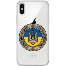 Чохол для iPhone X / Xs MixCase патріотичні шеврон Glory to Ukraine