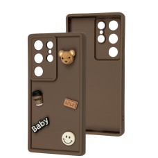 Чохол для Samsung Galaxy S24 Ultra Pretty Things brown / bear