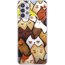 Чохол BoxFace Samsung A325 Galaxy A32 Sleepy Cats