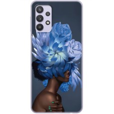 Чохол BoxFace Samsung A325 Galaxy A32 Exquisite Blue Flowers