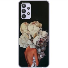 Чохол BoxFace Samsung A325 Galaxy A32 Exquisite White Flowers