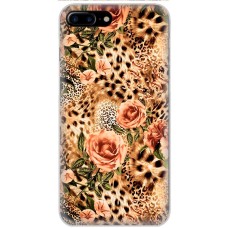 Чохол для iPhone 7 Plus / 8 Plus MixCase Леопард троянди