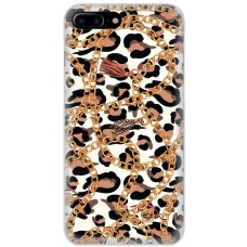 Чохол для iPhone 7 Plus / 8 Plus MixCase Леопард ланцюжок