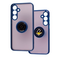Чохол для Samsung Galaxy A35 5G LikGus Edging Ring синій