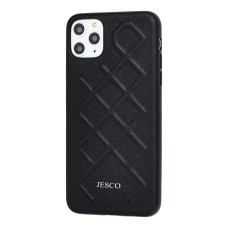 Чохол для iPhone 11 Pro Max Jesco Leather чорний