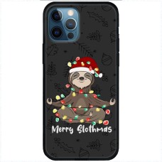 Чохол для iPhone 13 Pro MixCase Новий рік Merry Slothmas
