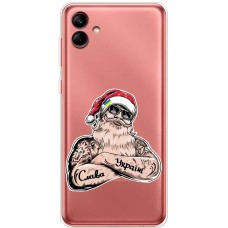 Чохол для Samsung Galaxy A04 (A045) Новий рік Санта Клаус за Україну