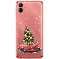 Чохол для Samsung Galaxy A04 (A045) MixCase Новий рік ялинка їде додому