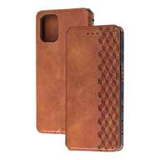 Чохол книжка для Samsung Galaxy M31s (M317) Getman Cubic коричневий
