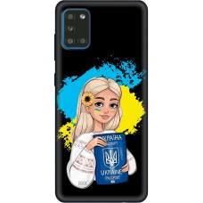 Чохол для Samsung Galaxy A31 (A315) MixCase патріотичні паспорт українки