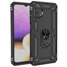 Чохол для Samsung Galaxy A72 Serge Ring ударостійкий чорний