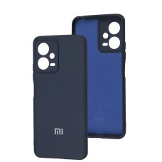 Чохол для Xiaomi Poco X5 / Note 12 5G Silicone Full camera midnight blue