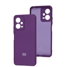 Чохол для Xiaomi Poco X5 / Note 12 5G Silicone Full camera purple