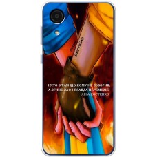 Чохол для Samsung Galaxy A03 Core (A032) MixCase патріотичні разом вистоїмо