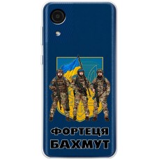 Чохол для Samsung Galaxy A03 Core (A032) MixCase патріотичні Фортеця БАХМУТ