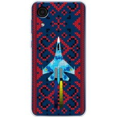 Чохол для Samsung Galaxy A03 Core (A032) MixCase патріотичні Винищувач України