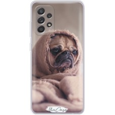 Чохол для Samsung Galaxy A52 Mixcase мопс у пледі