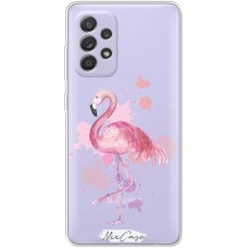 Чохол для Samsung Galaxy A52 Mixcase фламінго