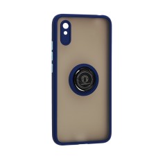 Чохол для Xiaomi Redmi 9A LikGus Edging Ring синій