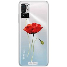 Чохол для Xiaomi Redmi Note 10 5G / Poco M3 Pro Mixcase квіти самотній мак