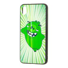 Чохол для Xiaomi Redmi 7A glass "Angry Birds" Leonardo