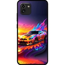 Чохол для Samsung Galaxy A03 (A035) MixCase машини неон mix