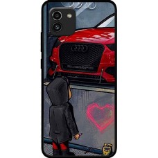 Чохол для Samsung Galaxy A03 (A035) MixCase машини неон Audi 