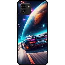 Чохол для Samsung Galaxy A03 (A035) MixCase машини неон на місяці