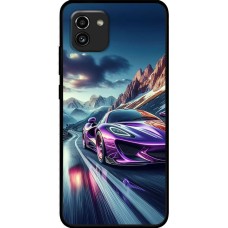 Чохол для Samsung Galaxy A03 (A035) MixCase машини неон в горах