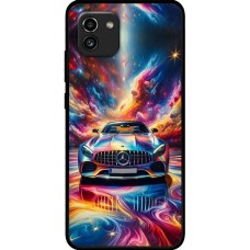 Чохол для Samsung Galaxy A03 (A035) MixCase машини неон кольоровий мікс