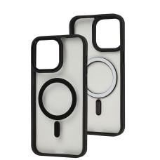 Чохол для iPhone 15 Pro Max Berlia Color Metal MagSafe black
