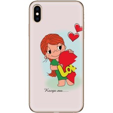 Чехол для iPhone X / Xs Mixcase для влюбленных 16