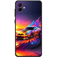 Чохол для Samsung Galaxy A05 (A055) MixCase машини неон mix