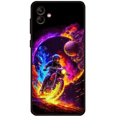 Чохол для Samsung Galaxy A05 (A055) MixCase машини неон мото у космосі