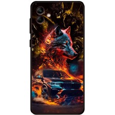 Чохол для Samsung Galaxy A05 (A055) MixCase машини неон bmw вовк