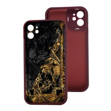 Чохол для iPhone 12 MixCase LikGus тварини lion gold