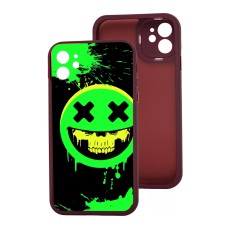 Чохол для iPhone 12 MixCase LikGus тварини green smiley