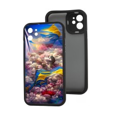 Чохол для iPhone 12 MixCase LikGus патротичні Прапор фарбами