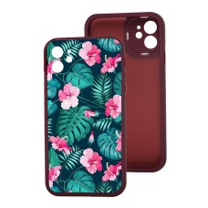 Чохол для iPhone 12 MixCase LikGus квіти тропічні