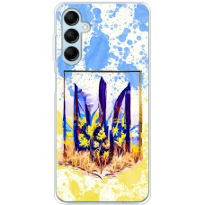 Чохол для Samsung Galaxy M14 (M146) MixCase патріотичні тризуб в полум'ї