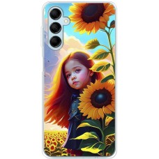 Чохол для Samsung Galaxy M14 (M146) MixCase патріотичні дівчинка в соняшниках