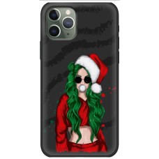 Чохол для iPhone 11 Pro Max MixCase Новий рік Merry Christmas girl
