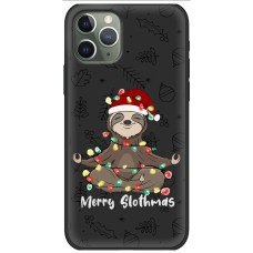 Чохол для iPhone 11 Pro Max MixCase Новий рік Merry Slothmas