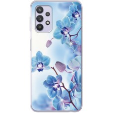 Чохол зі стразами Samsung A325 Galaxy A32 Orchids