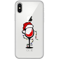 Чохол для iPhone Xs Max MixCase Новий рік келих вина