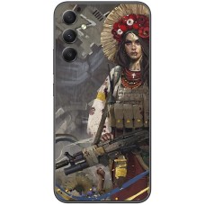 Чохол для Samsung Galaxy A24 (A245) MixCase патріотичні дівчина воїн